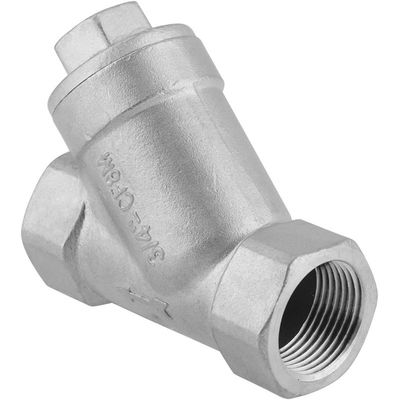فولاد ضد زنگ A351 Gr.CF8M 1/2 &quot;300 # FNPT Threaded Y Strainer 800 PSI