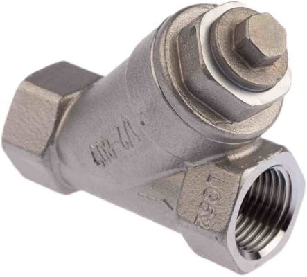 دریچه رزوه ای 1/4 -4 اینچ 304 CF8M npt با صافی، صافی y فولاد ضد زنگ