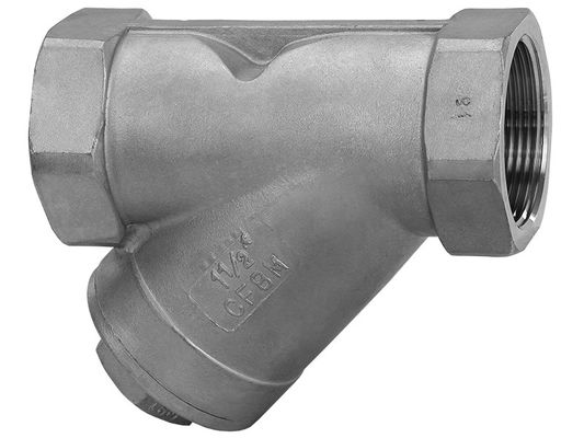 NPT BSPT PT BSP 1/2--4 &quot; CF8M فولاد ضد زنگ Y فیلتر رشته زنانه
