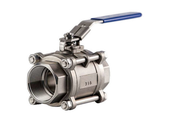 فولاد ضد زنگ ASTM A312 TP316L 2 PC Trunnion Ball Valve 16&quot; 150# کلاس Low Press