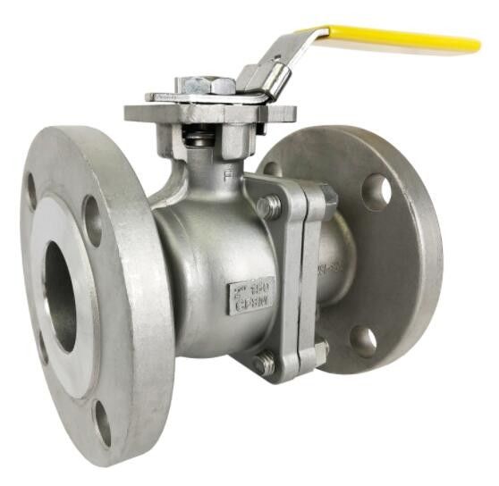 فولاد ضد زنگ ASTM A312 TP316L 2 PC Trunnion Ball Valve 16&quot; 150# کلاس Low Press