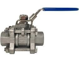 فولاد ضد زنگ ASTM A312 TP316L فورج سه طرفه توپ شیر 2 اینچی 150# اتصال RF RTJ BW