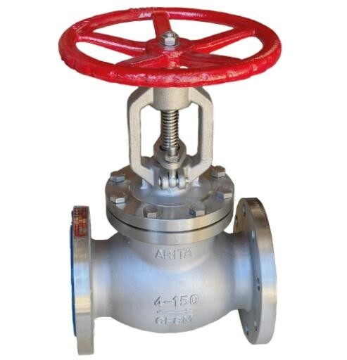 شیر گلوب جوش لب به لب Bs 1873 Pn16 Dn100 Wcb فلنج فولادی فلنج انتهایی شیر گلوب