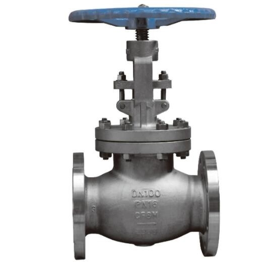 دریچه گلوب فولادی ضد زنگ شیر گلوب فلنجدار DN25 DN300 فلنج خود آب بندی آسان برای نگهداری آسان