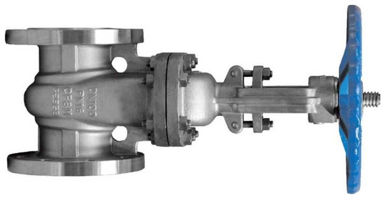 دریچه دریچه کامل SS304 316 فولاد ضد زنگ DN250 100mm دریچه دریچه گچ با فشار بالا